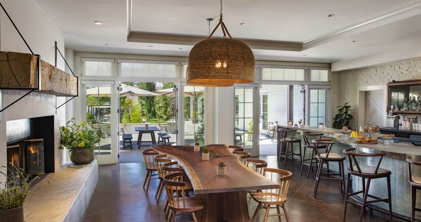 Benicia's Kitchen dining table