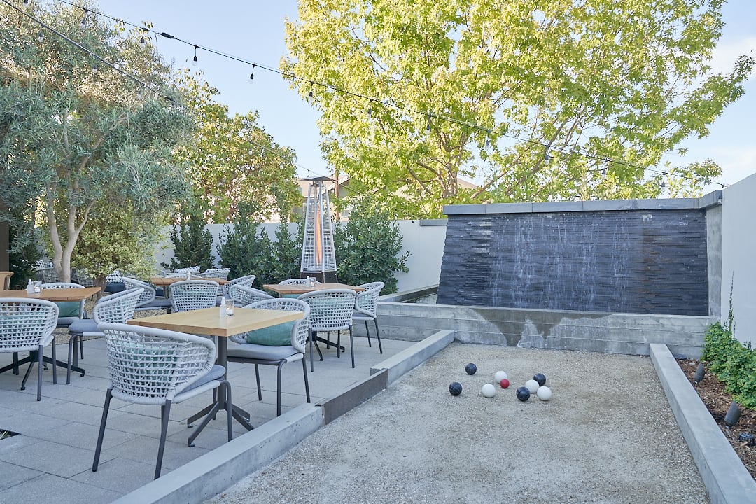 Bocce Ball court at Wit and Wisdom