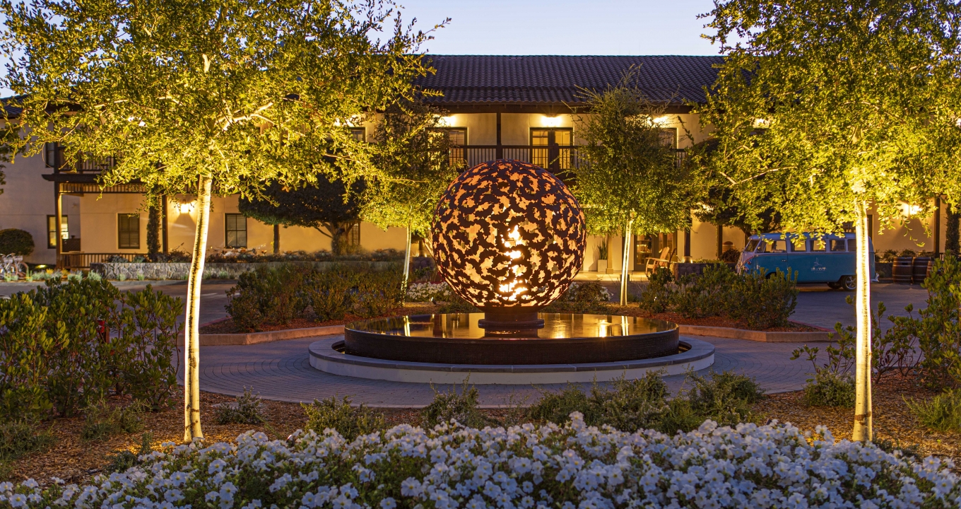 Front Entrance with Fireball