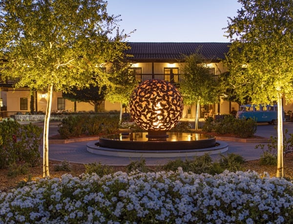 Front Entrance with Fireball