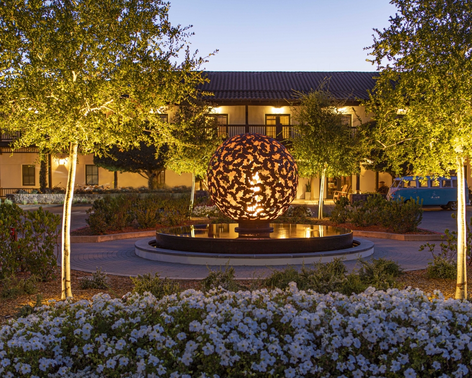 Front Entrance with Fireball