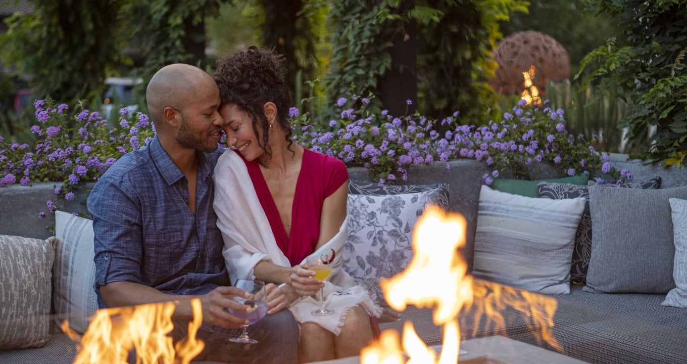 Young Couple at Wit & Wisdom Firepit