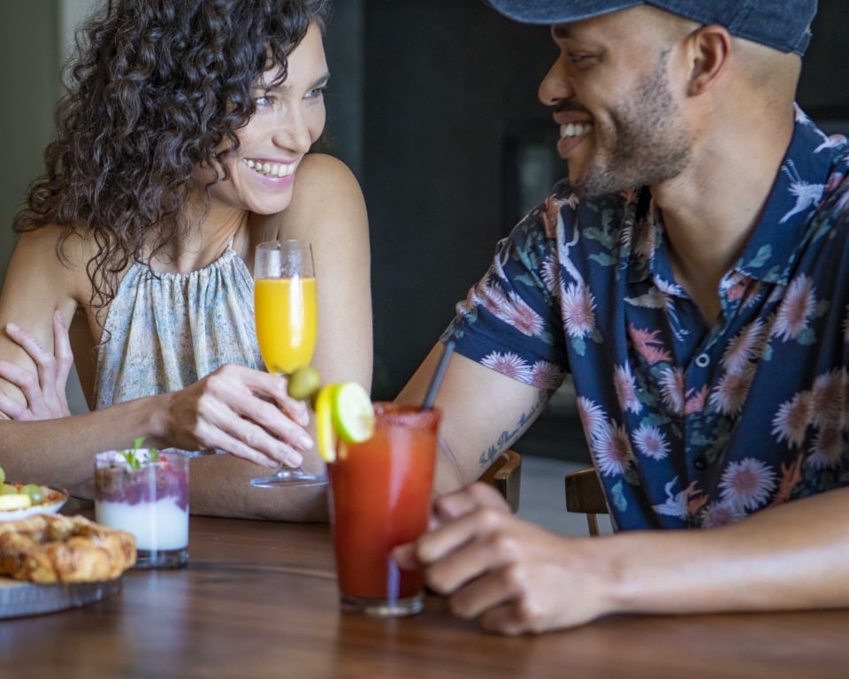 Young Couple at Benicia's Kitchen Table
