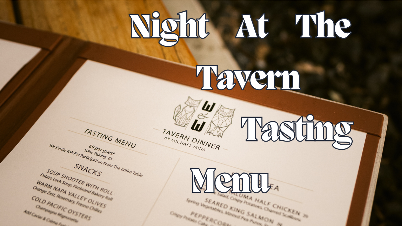 Wit & Wisdom Night at the Tavern Tasting Menu
