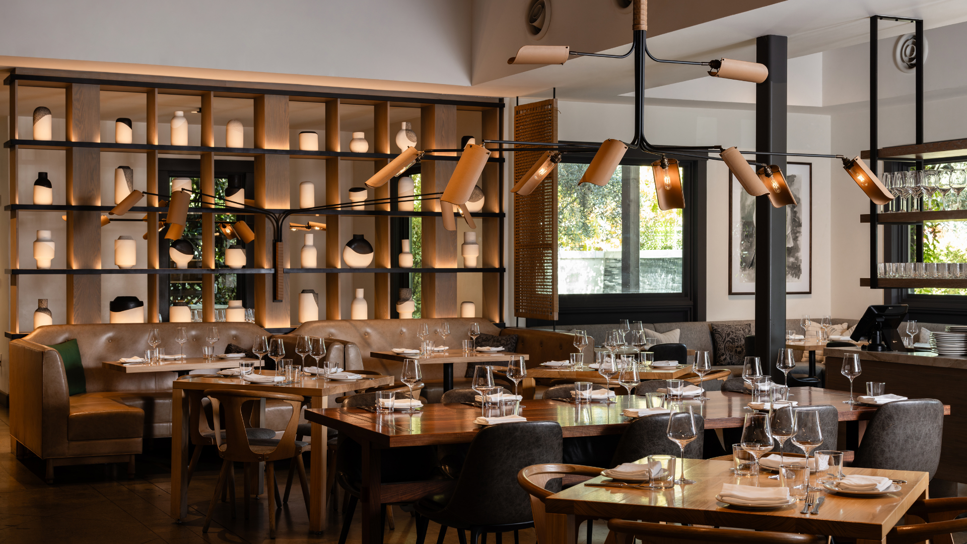 The Wit & Wisdom dining room
